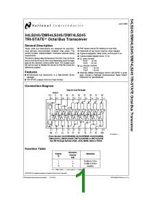 浏览型号74LS245的Datasheet PDF文件第1页