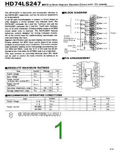 浏览型号74LS247的Datasheet PDF文件第1页