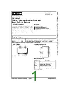 浏览型号74LS47的Datasheet PDF文件第1页