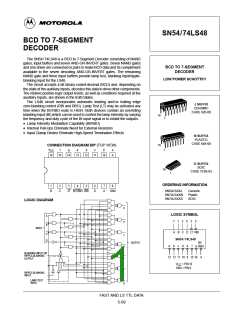 浏览型号74LS48的Datasheet PDF文件第1页