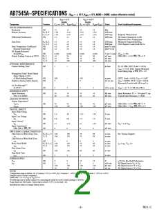 浏览型号AD7545AKN的Datasheet PDF文件第2页