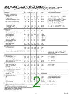 浏览型号AD7870JN的Datasheet PDF文件第2页