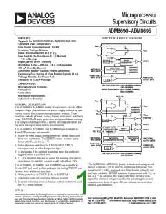 浏览型号ADM8695ARW的Datasheet PDF文件第1页