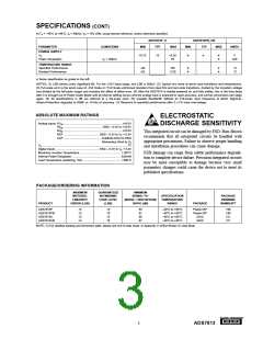 浏览型号ADS7813P的Datasheet PDF文件第3页