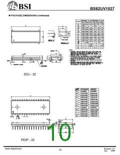 浏览型号BS62UV1027STC的Datasheet PDF文件第10页