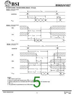 浏览型号BS62UV1027STC的Datasheet PDF文件第5页