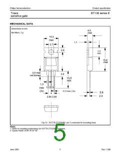 浏览型号BT136-800E的Datasheet PDF文件第5页