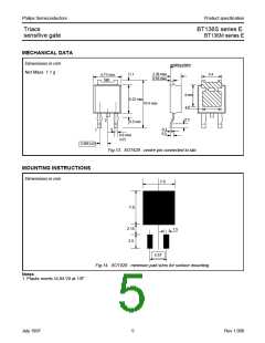 浏览型号BT136S-800E的Datasheet PDF文件第5页