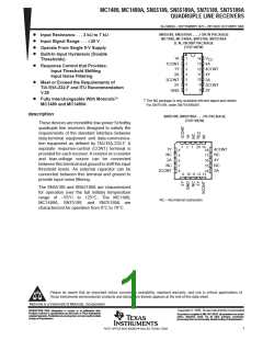 浏览型号SN75189的Datasheet PDF文件第1页