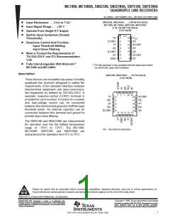 浏览型号SN75189AN的Datasheet PDF文件第1页