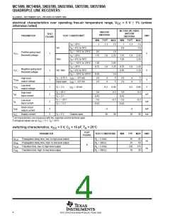 浏览型号SN75189AN的Datasheet PDF文件第4页