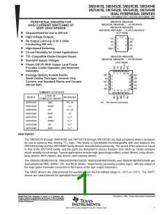 浏览型号SN75451BP的Datasheet PDF文件第1页