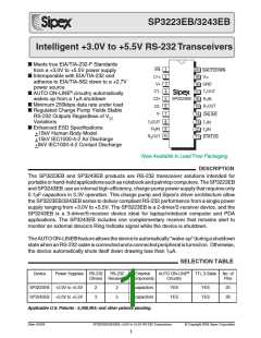浏览型号SP3243EBCR的Datasheet PDF文件第1页