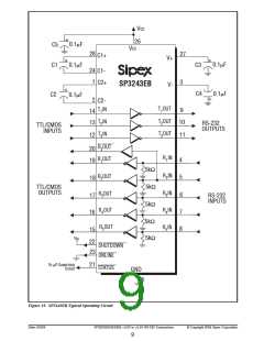 浏览型号SP3243EBCR的Datasheet PDF文件第9页