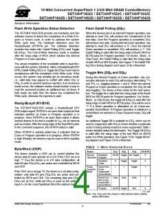 浏览型号SST34HF1602S-70-4E-L1PE的Datasheet PDF文件第4页