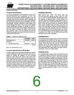 浏览型号SST34HF1602S-70-4E-L1PE的Datasheet PDF文件第6页