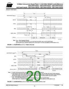 浏览型号SST34HF1682S-70-4E-B1SE的Datasheet PDF文件第20页