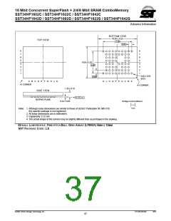 浏览型号SST34HF1682S-70-4E-B1SE的Datasheet PDF文件第37页