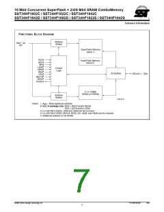 浏览型号SST34HF1682S-70-4E-B1SE的Datasheet PDF文件第7页