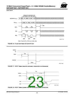 浏览型号SST34HF1621-70-4C-LFP的Datasheet PDF文件第23页