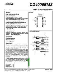 浏览型号CD4006BMS的Datasheet PDF文件第1页