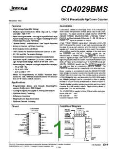 浏览型号CD4029的Datasheet PDF文件第1页