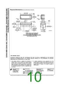 浏览型号CD4051BMJ的Datasheet PDF文件第10页