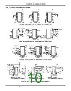 浏览型号CD4051BF的Datasheet PDF文件第10页