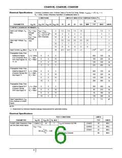 浏览型号CD4051BNSR的Datasheet PDF文件第6页