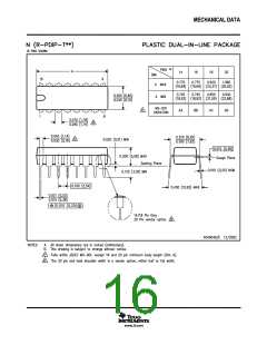 浏览型号CD4053BE的Datasheet PDF文件第16页