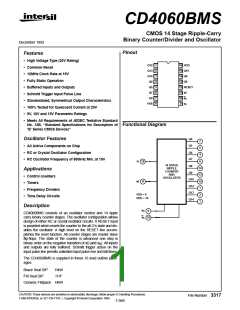 浏览型号CD4060的Datasheet PDF文件第1页