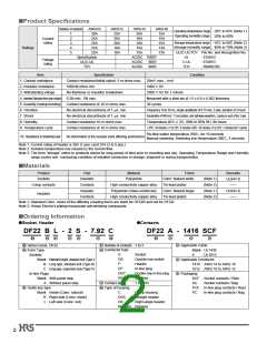 浏览型号DF22AL-2S-7.92DS的Datasheet PDF文件第2页