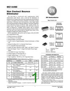 浏览型号MC14490P的Datasheet PDF文件第1页