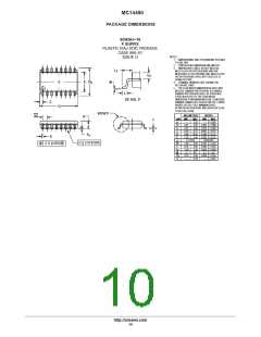 浏览型号MC14490P的Datasheet PDF文件第10页