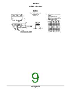 浏览型号MC14490P的Datasheet PDF文件第9页