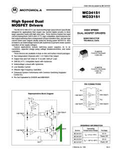 浏览型号MC33151D的Datasheet PDF文件第1页