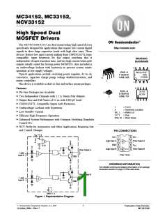 浏览型号MC34152P的Datasheet PDF文件第1页