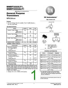 浏览型号MMBT2222ALT1G的Datasheet PDF文件第1页