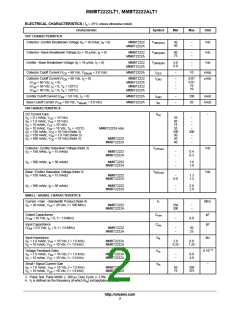 浏览型号MMBT2222ALT1G的Datasheet PDF文件第2页