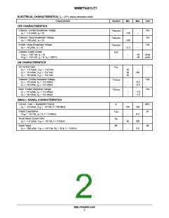 浏览型号MMBT5401LT1G的Datasheet PDF文件第2页