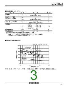 浏览型号NJM2374AM的Datasheet PDF文件第3页