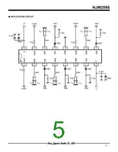 浏览型号NJM2595的Datasheet PDF文件第5页