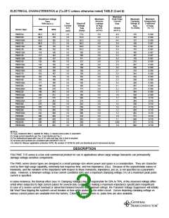 浏览型号P6KE400A的Datasheet PDF文件第3页