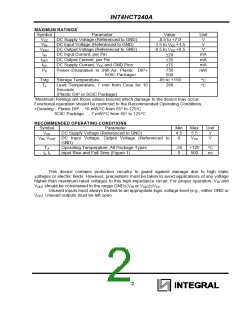 浏览型号IN74HCT240ADW的Datasheet PDF文件第2页