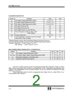 浏览型号IN74HCT373ADW的Datasheet PDF文件第2页