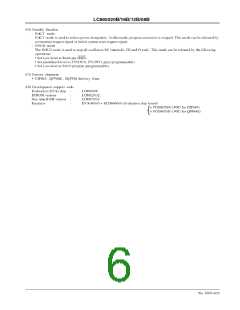 浏览型号LC865012B的Datasheet PDF文件第6页
