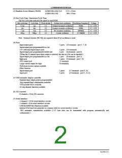 浏览型号LC866540A的Datasheet PDF文件第2页