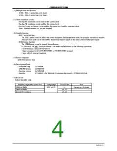 浏览型号LC866540A的Datasheet PDF文件第4页