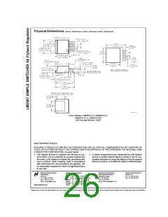 浏览型号LM2587S-ADJ的Datasheet PDF文件第26页