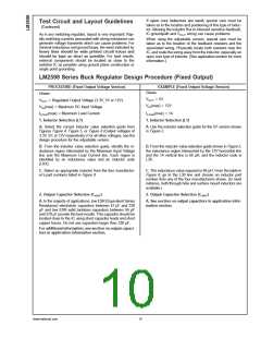 浏览型号LM2598的Datasheet PDF文件第10页